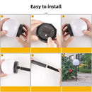 Axyaa Solar Round Ball Light: LED Outdoor Waterproof Garden Decoration
