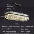 Axyaa Crystal Chandeliers for Modern Luxury Living & Dining Rooms