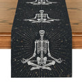 Axyaa Skull Astrology Table Runner for Wedding Decor and Dining Table Display