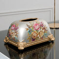 Axyaa Ceramic Bread Tissue Box: European-Style Living Room Coffee Table Decor