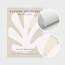 Gray Beige Abstract Neutral Gallery Matisse Wall Art by Axyaa