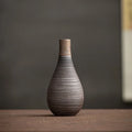 Axyaa Retro Ceramic Small Vase for Tea Ceremony Zen Decor and Ornaments