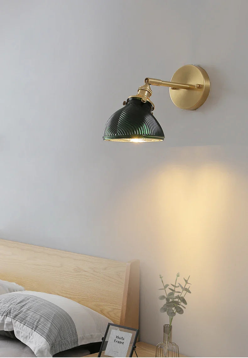 Axyaa Nordic LED Wall Lamp with Rotary Switch for Minimalist Interior Lighting