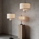 Axyaa Linen Cloth Boho Pendant Lamp for Home Decor and Lighting