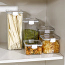 Axyaa Transparent Food Canister Kitchen Storage Box - Large Capacity, Sealed Jars