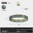 Axyaa Modern LED Chandelier for Dining Room, Living Room, Bedroom, and Hotel Décor
