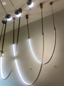 Axyaa Designer Shaped Belt Pendant Light for Modern Living Room and Restaurant