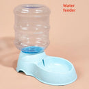Axyaa Pet Feeder Waterer Combo Large Capacity Dispenser Dog Cat Plastic Bowl