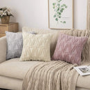 Plush Autumn Cushion Cover Set by Axyaa - 45x45cm and 30x50cm Sizes