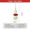 Axyaa Nordic Stained Glass LED Chandeliers for Home & Restaurant Decor