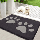 Axyaa Quick Dry Chenille Mud Mat - Absorbent Non-Slip Dog Door Mat