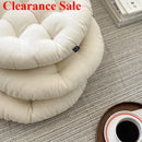 Axyaa White Tatami Dining Chair Cushion - Japanese Style Square Seat