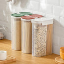 Axyaa Grains Storage Container Cereal Dispenser Kitchen Organizer Insect-Proof 3.2L