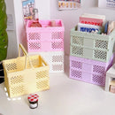 Axyaa Collapsible Storage Baskets - Multi-Color Organizer Boxes - Set of 5