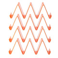 Axyaa Taco Rack Holder Set - Colorful Mexican Food Stand for 4, Pancake & Burrito Stand