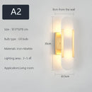 Axyaa Scandinavian Brass Wall Sconce with Glass Shade for Modern Home Decor