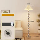 Axyaa LED Floor Lamp with Remote Control Dimming - Modern Minimalist Nordic Ins Style