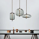 Axyaa Glass Knot Pendant Light Chandelier for Bedroom Kitchen Dining