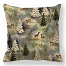 Axyaa Merry Christmas Pillowcase Cushion Cover for Festive Home Decor