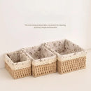 Axyaa Hand-woven Rattan Storage Baskets - Multi-Purpose, Home Decor, Toy Storage