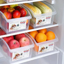 Axyaa Refrigerator Drawer Organizer: Transparent Pull-Out Box for Kitchen Storage & Organization