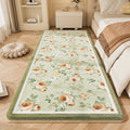 Axyaa Plush Pastoral Bedroom Carpet: Soft & Non-slip Rug for Home Decor