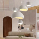 Axyaa Modern LED Wabi Sabi Pendant Chandelier Light for Dining, Living, and Bedroom