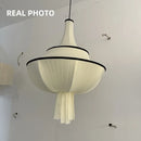 Axyaa French Creamy E27 Chandelier Nordic Art Decor Lampara