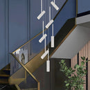 Axyaa Modern Stair Chandelier Pendant Light for Indoor Living Room Lighting