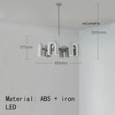 Axyaa Nordic U-shaped LED Chandelier for Stylish Living Spaces