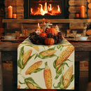 Axyaa Thanksgiving Corn Table Runner for Farmhouse Kitchen Dining Decor