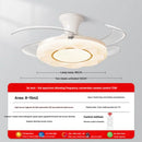 Bohemian Flower Design Invisible Fan Lamp by Axyaa - Full Spectrum Light