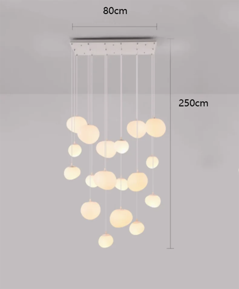 Axyaa Ring LED Pendant Light Chandeliers for Modern Living and Dining Rooms