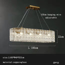 Axyaa Glass Chandelier: Luxury LED Lighting for Living Room