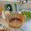 Axyaa Hand Woven Storage Basket for Fruits, Vegetables, and Bread