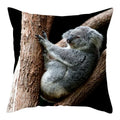 Axyaa Koala Panda Polyester Pillow Cover 45x45cm