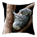 Axyaa Koala Panda Polyester Pillow Cover 45x45cm