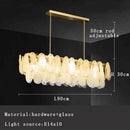 Axyaa Cloud Glass Chandelier: Modern LED Lighting for Elegant Living Room