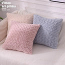 Axyaa Luxury Fluffy Fur Pillow Cover Modern Home Decorative Cushions
