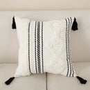 Axyaa Tufted Jacquard Embroidery Cotton Pillowcase Cojines 45X45
