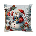 Axyaa Christmas Pillow Cover Set - Festive Home Decor & Gift
