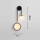 Axyaa Light Stairwell Wall Lamp – Modern Nordic Minimalist LED Bedroom Creative Design