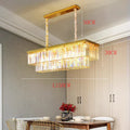 Axyaa Crystal Chandelier Pendant Light for Luxury Living Room and Dining Room