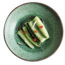 Axyaa Retro Green Ceramic Tableware Set