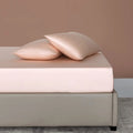 Axyaa Bamboo Fitted Sheet & Pillowcase Set, Adjustable Mattress Covers, Luxury Bedding