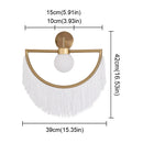 Axyaa Tassel Glass Pendant Chandelier Wall Sconce Floor Lamp