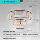 Axyaa Acrylic LED Pendant Lights: Modern Luxe Ceiling Chandeliers