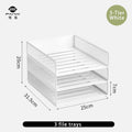Axyaa Metal File Tray - Office Document Storage Rack