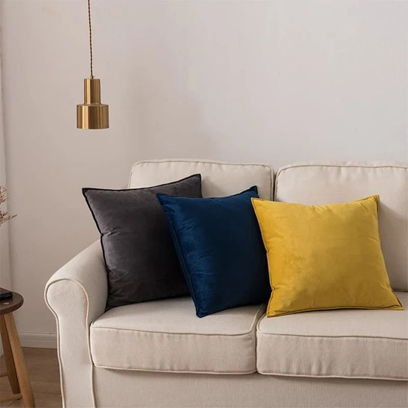 Velvet Cushion Cover 45*45 for Living Room Car Nordic Home Decor Axyaa