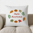 Axyaa Fall Pumpkin Flower Happy Fall Pillow Cover for Sofa Bedroom Car